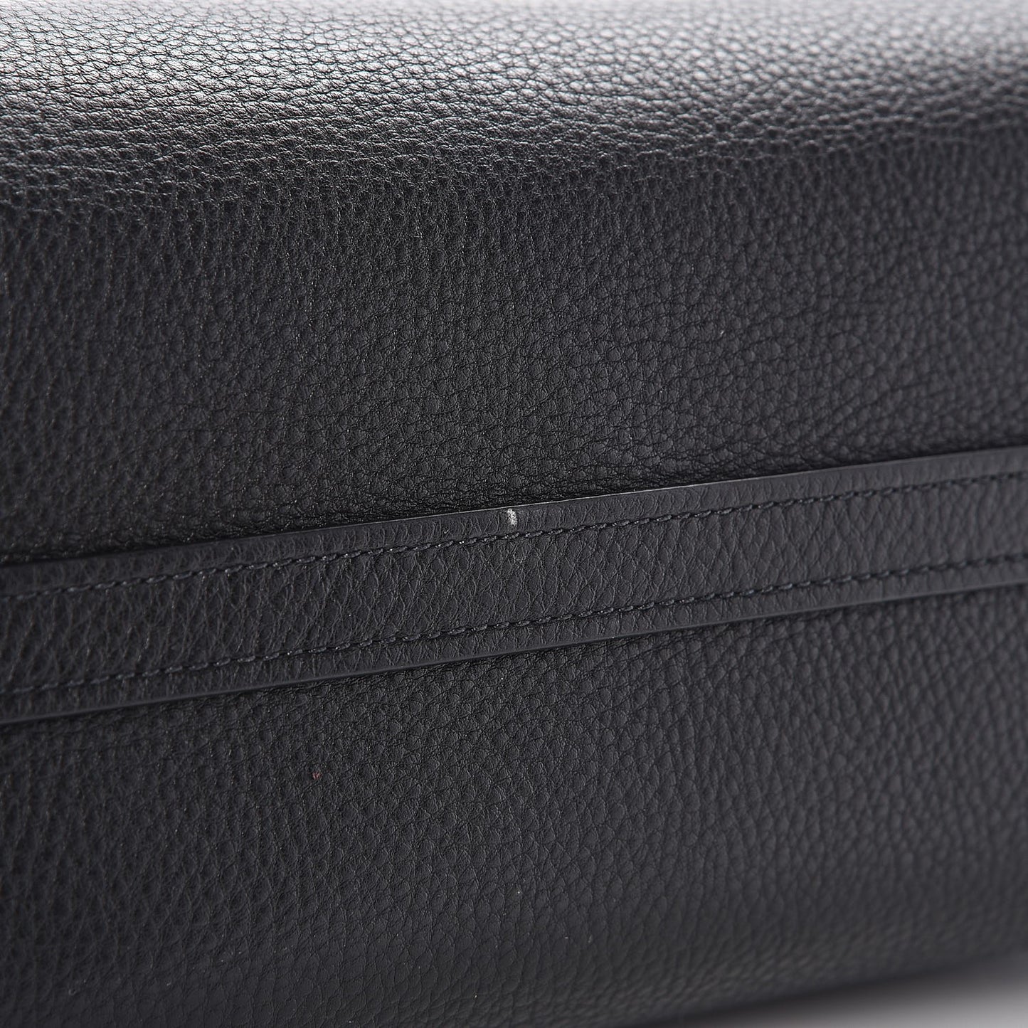 Vitello Phenix Top Handle Bag Black