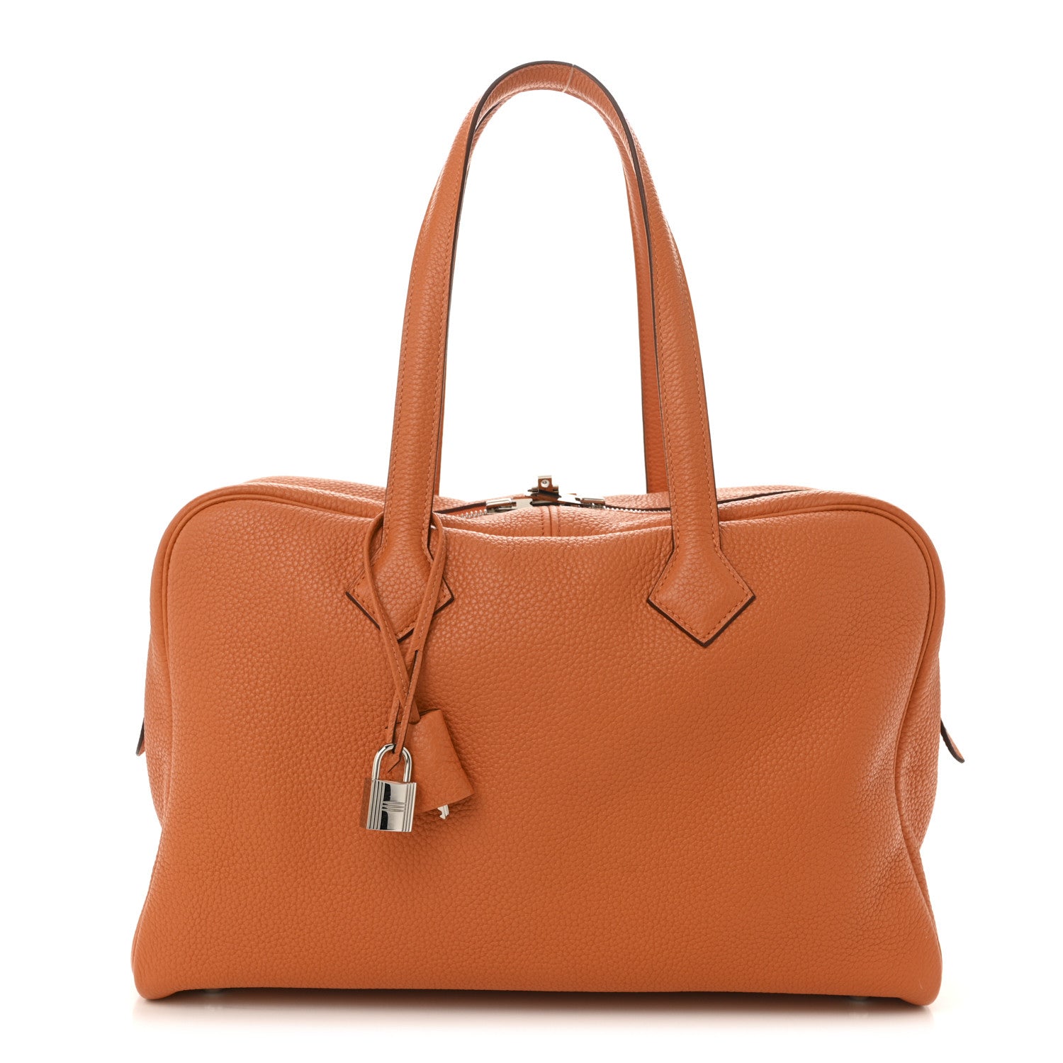 Hermes Taurillon Clemence Victoria II 35 Orange 1 of 10
