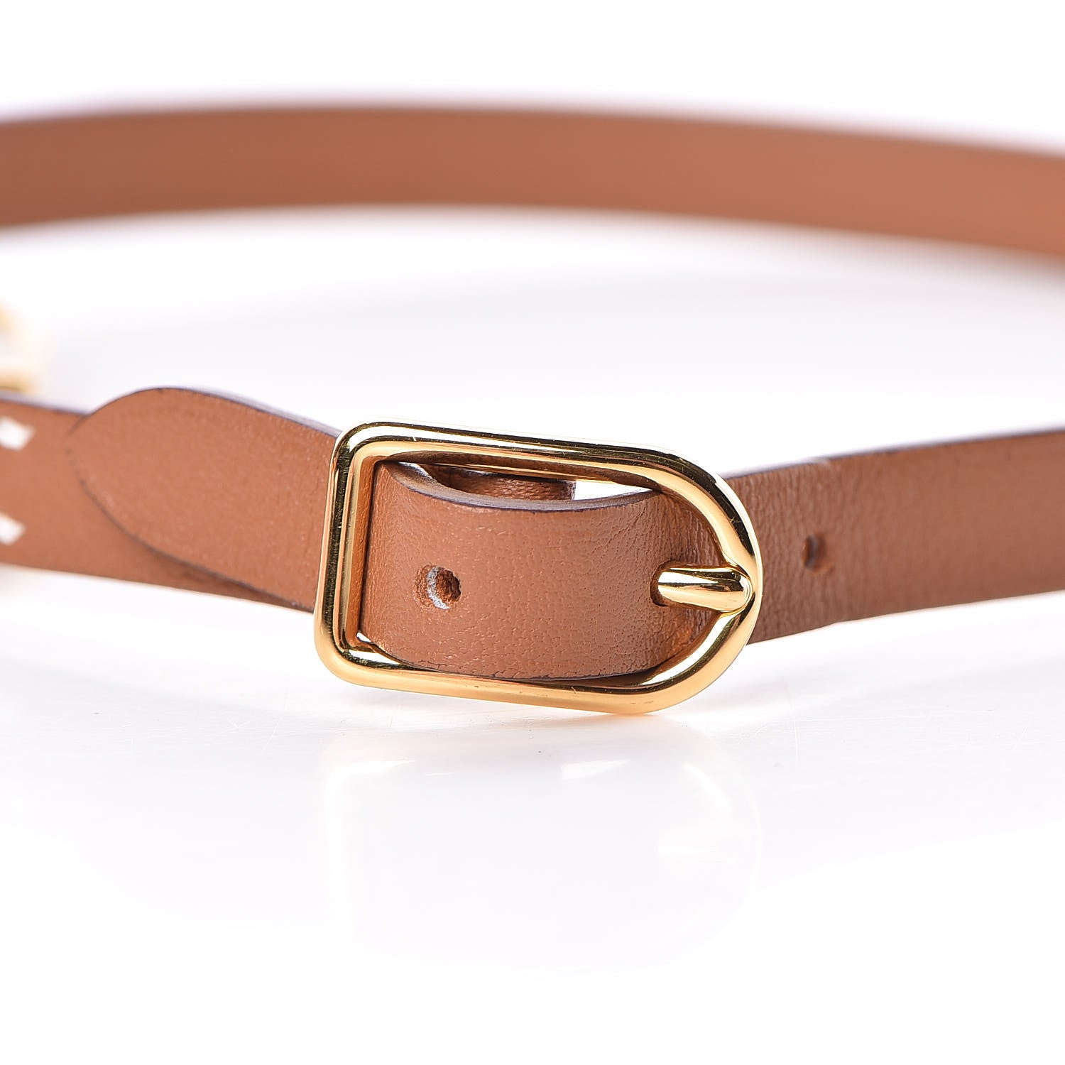 Hermes Swift Etrier Double Tour Bracelet T3 Gold 9 of 10