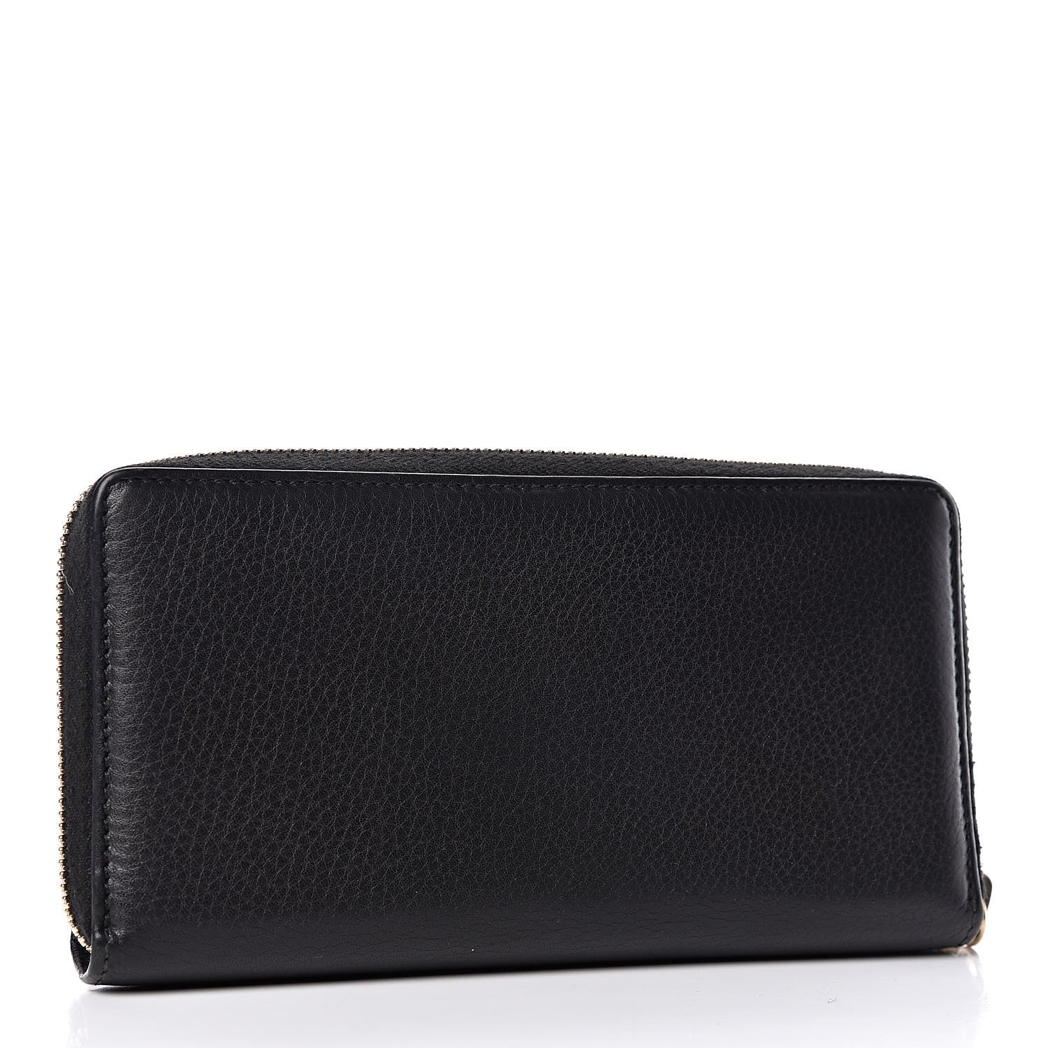Gucci Calfskin Soho Zip Around Wallet Black 3 of 10