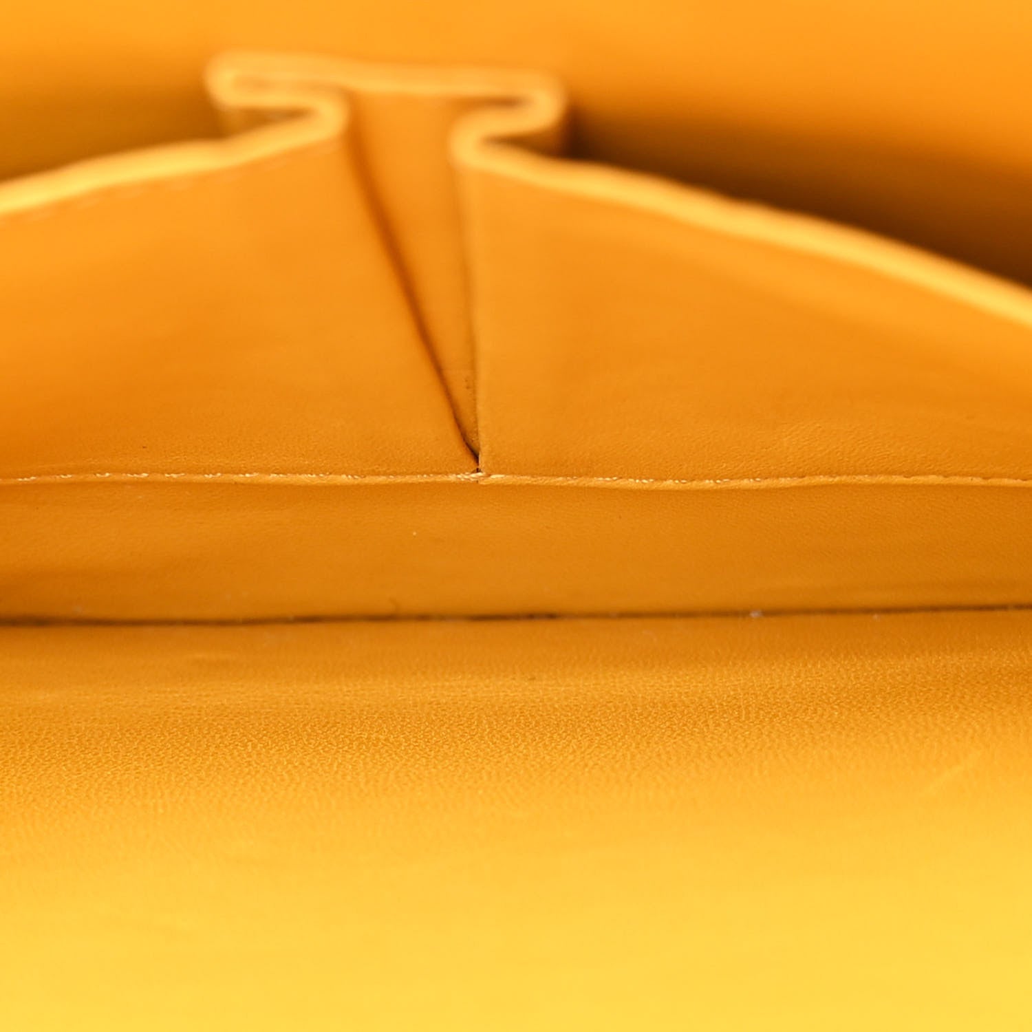 Celine Goatskin Medium Classic Box Flap Bag Orange 5 of 16