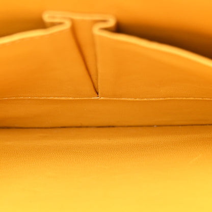 Celine Goatskin Medium Classic Box Flap Bag Orange 5 of 16