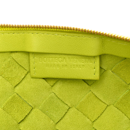 Bottega Veneta Nappa Intrecciato Small Turn Pouch Acid Kiwi 6 of 10