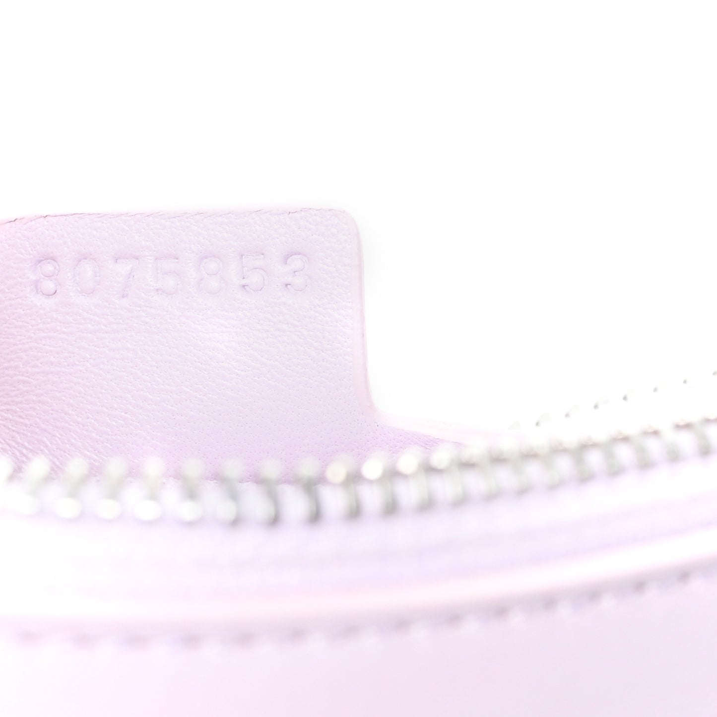 Calfskin Mini Shield Sling Bag Pale Lavender