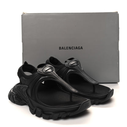 Balenciaga Neoprene Rubber Thong Sandals 37 Black 9 of 9
