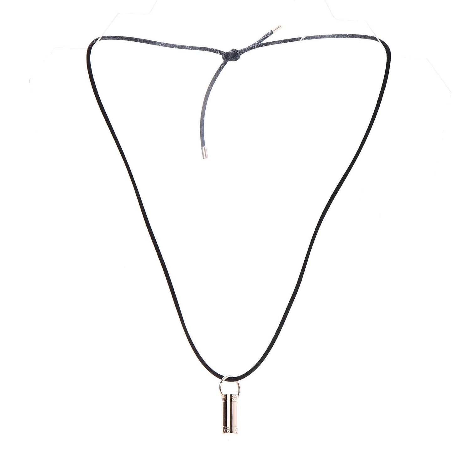18K Pink Gold LOVE Screwdriver Pendant Necklace