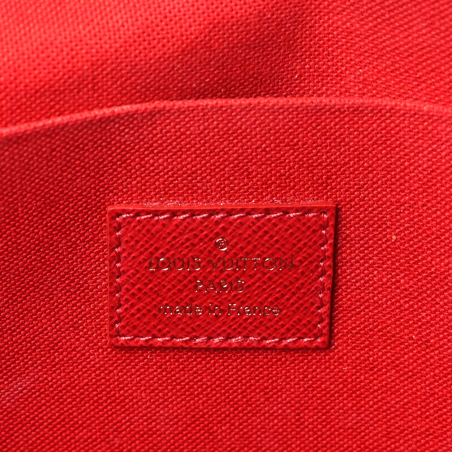Louis Vuitton Damier Ebene Pochette Felicie Chain Wallet 7 of 9