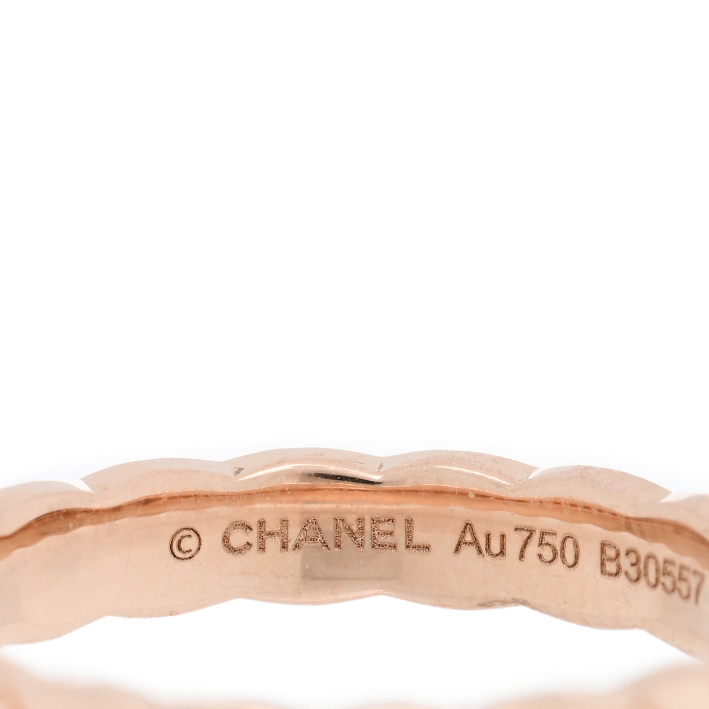 18K Beige Gold Mini Coco Crush Ring 52 6
