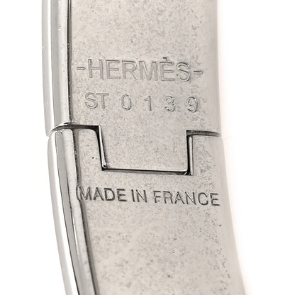 Hermes Enamel Narrow Clic Clac H Bracelet PM Rose Dragee 5 of 5