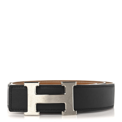 Hermes Swift Epsom 24mm Mini Constance H Belt 90 36 Black Gold 1 of 5