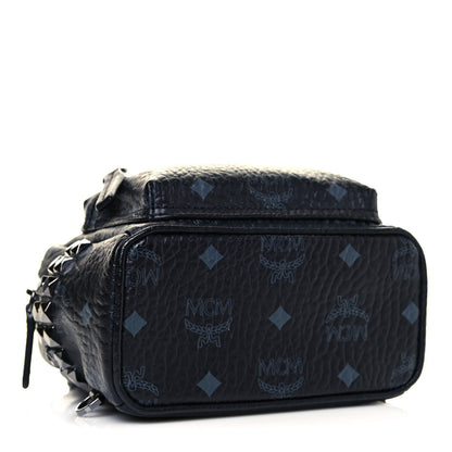 MCM Visetos Side Stud X-Mini Stark Bebe Boo Backpack Black 4 of 10