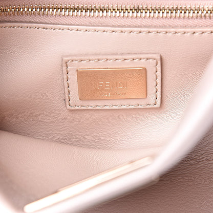 Fendi Vitello Seta Shiny Nappa Scalloped Studded Mini Peekaboo Iconic Satchel Soap 6 of 10