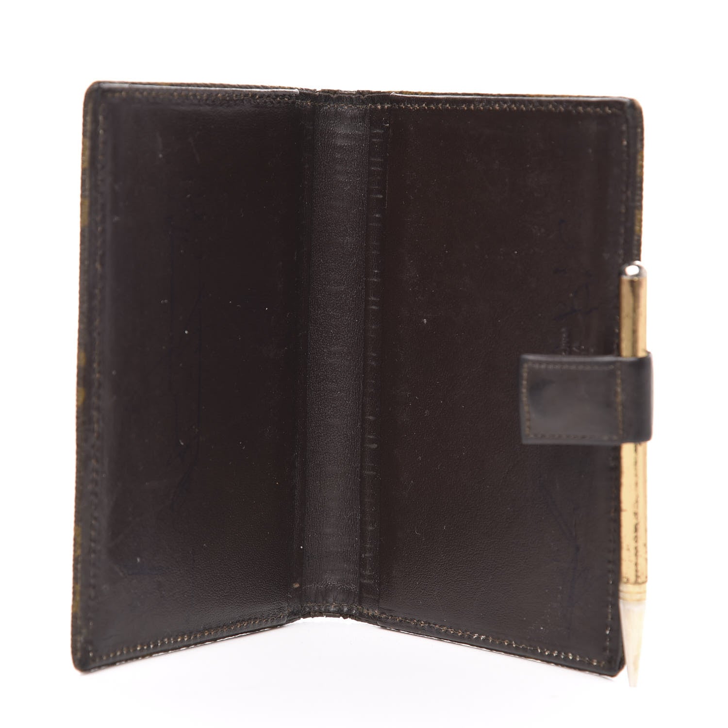 Louis Vuitton Monogram Mini Agenda Cover w Pencil 5 of 9