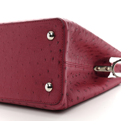 Louis Vuitton Ostrich Capucines MM Fuchsia 9 of 11