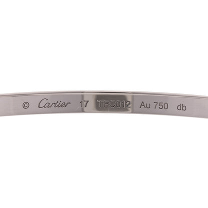 Cartier 18K White Gold Small LOVE Bracelet 17 4 of 7