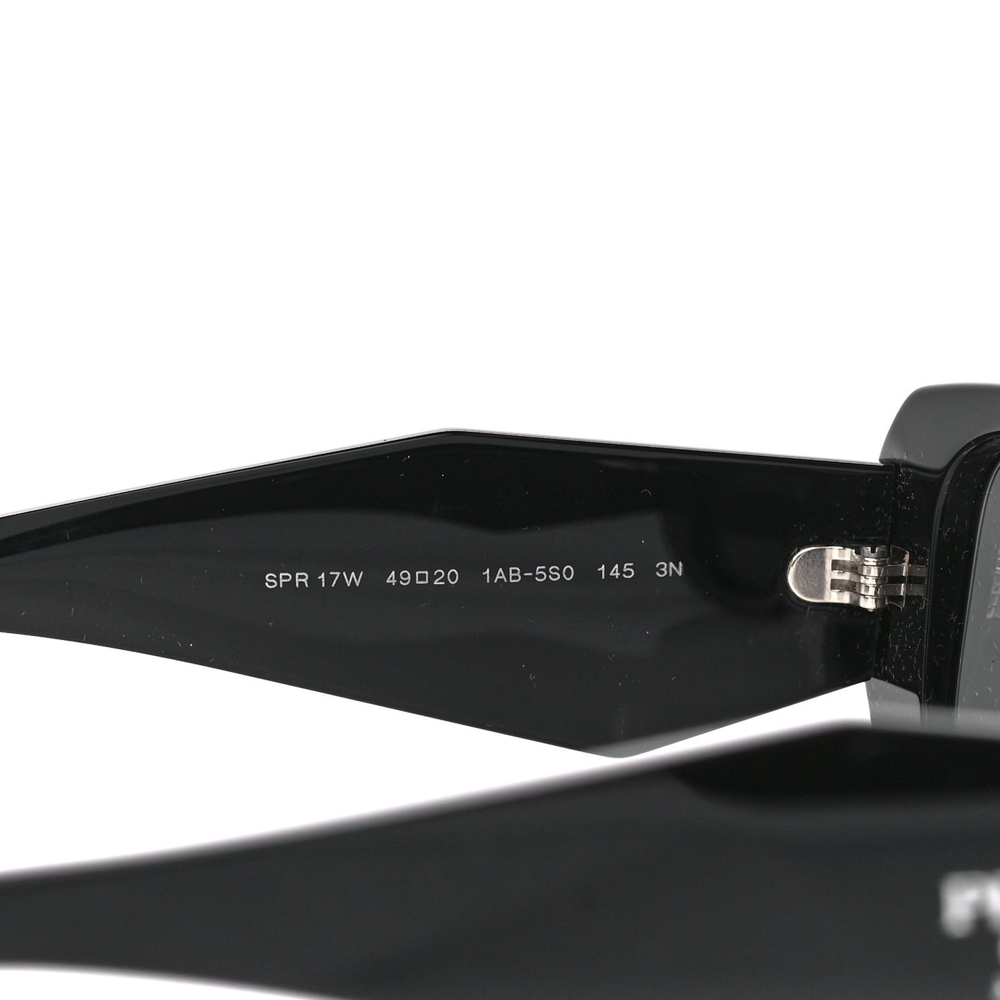 Acetate Symbole Sunglasses SPR 17W Black