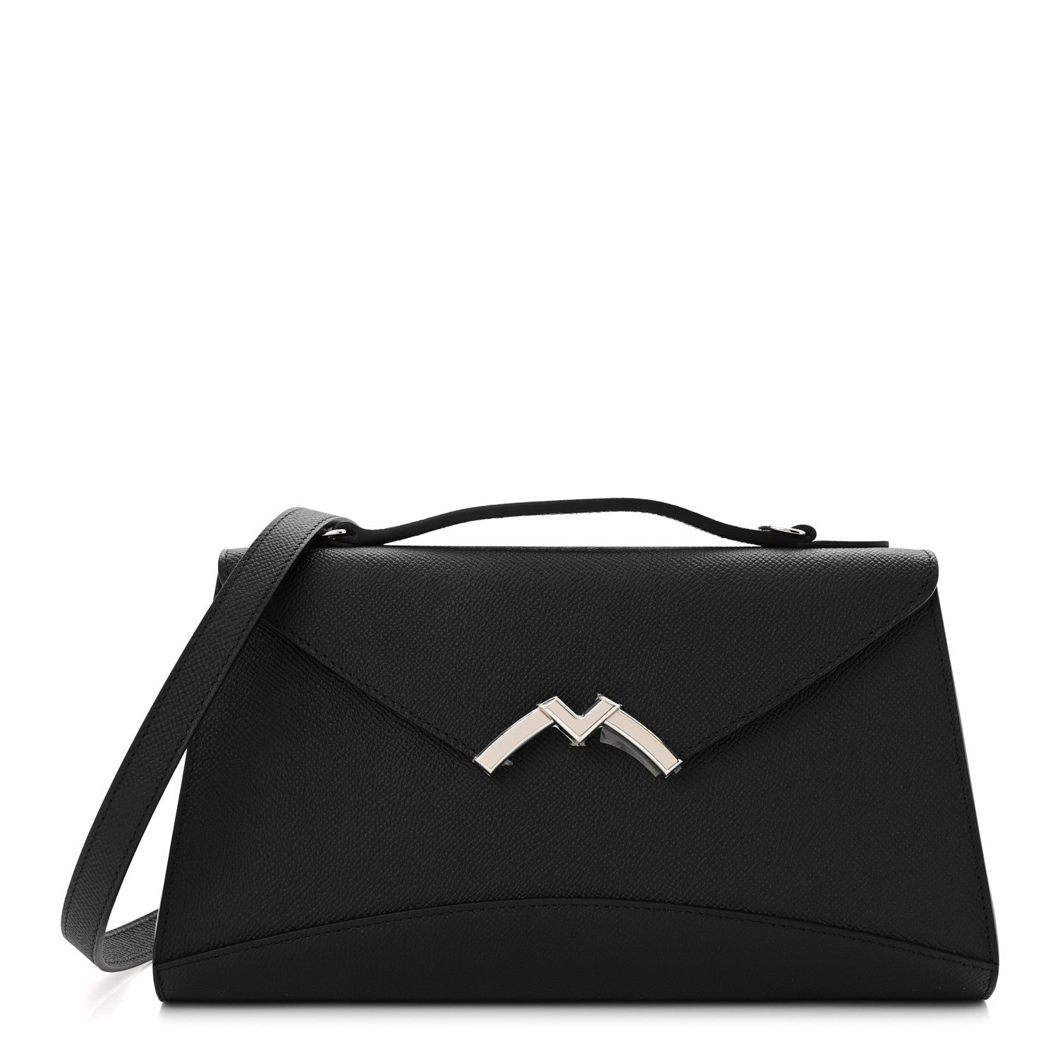 Moynat Carat Calfskin Gabrielle Clutch Black 1 of 10