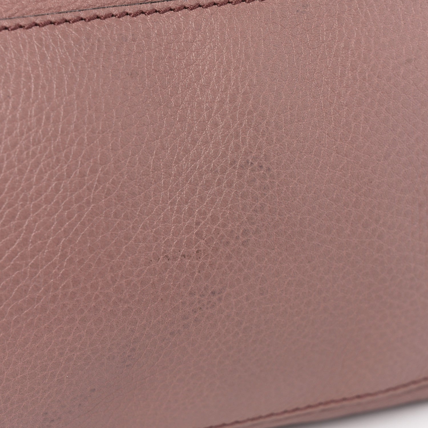 Gucci Pebbled Calfskin Medium Soho Chain Shoulder Bag Dark Cipria 12 of 14