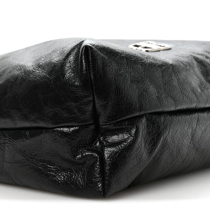 Balenciaga Arena Calfskin Large Monaco Shoulder Bag Black 9 of 10