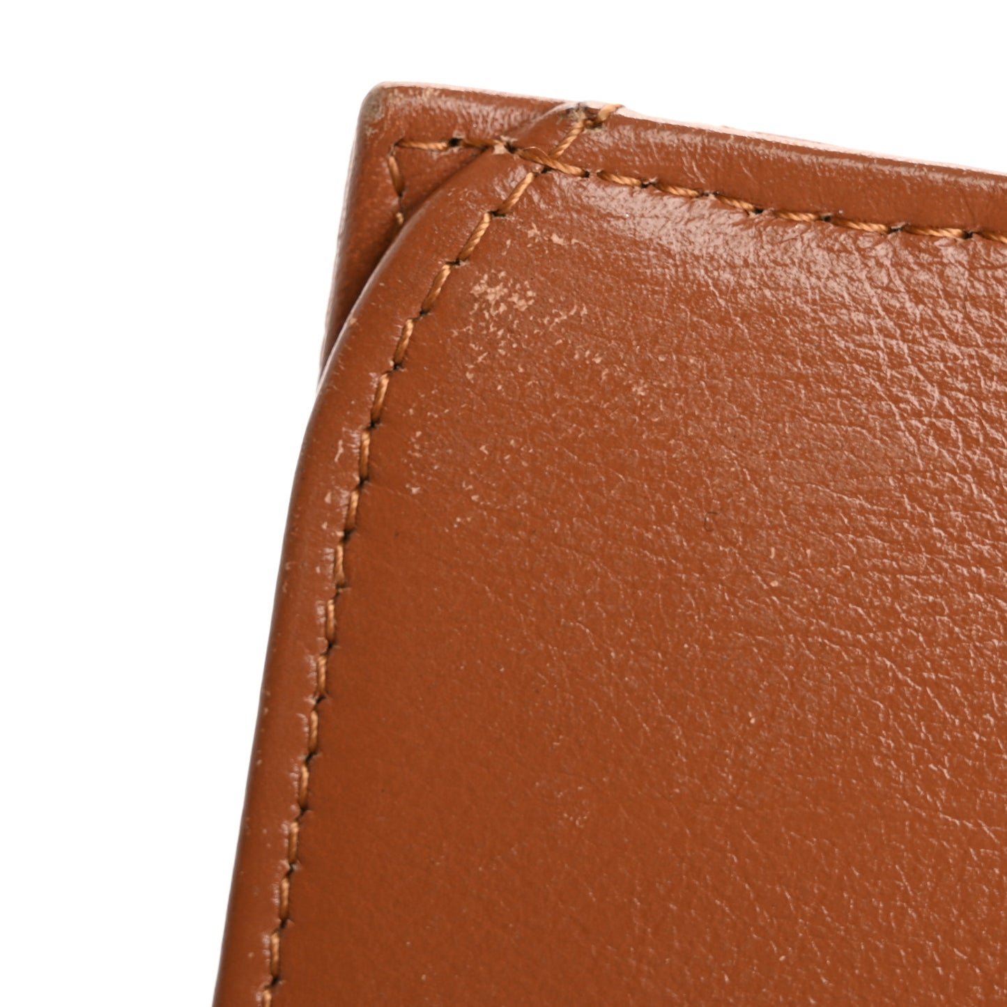 Caviar Quilted Long Flap Wallet Light Brown