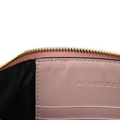 Burberry House Check Derby Peyton Crossbody Clutch Bag Pale Orchid 13 of 15