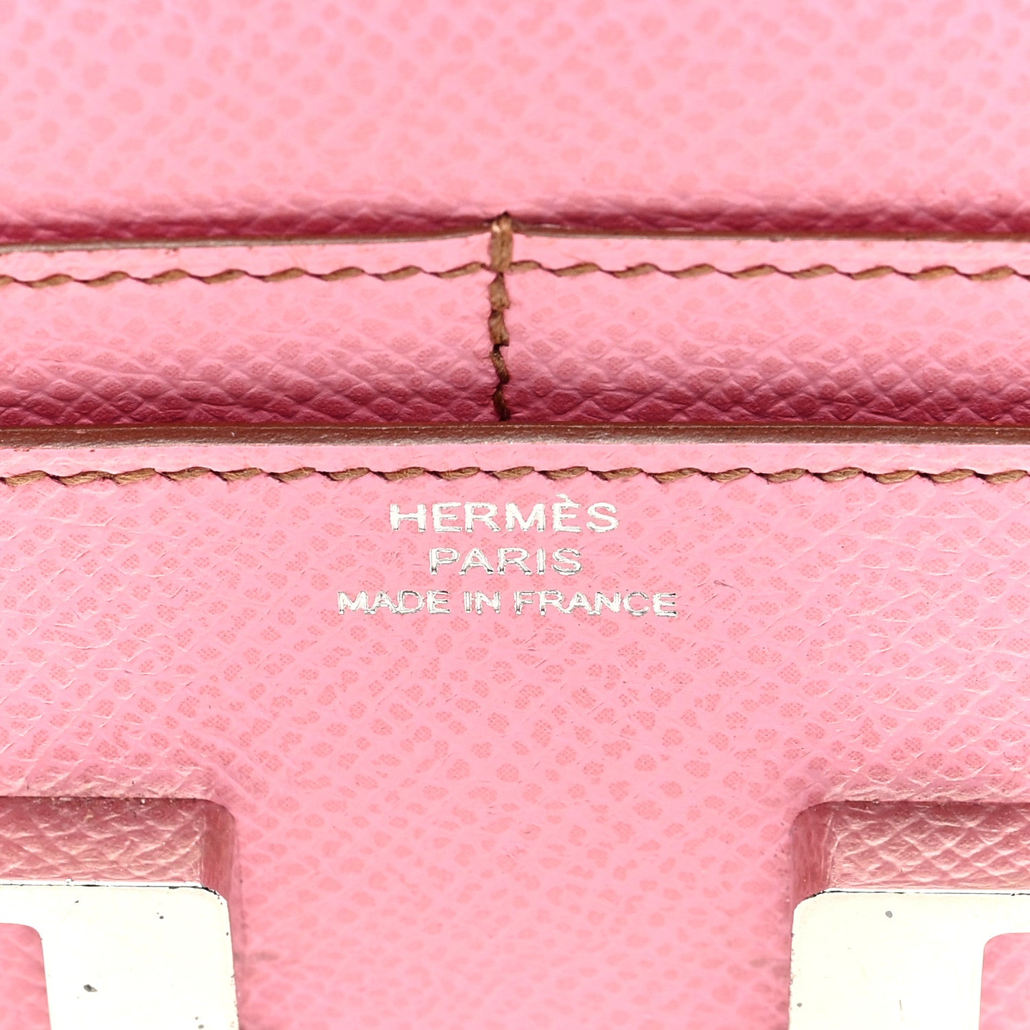 Hermes Epsom Constance Compact Passant Wallet 5P Pink 6 of 7