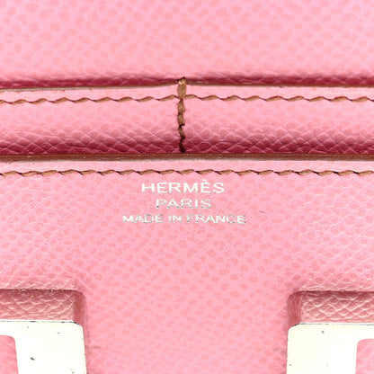 Hermes Epsom Constance Compact Passant Wallet 5P Pink 6 of 7