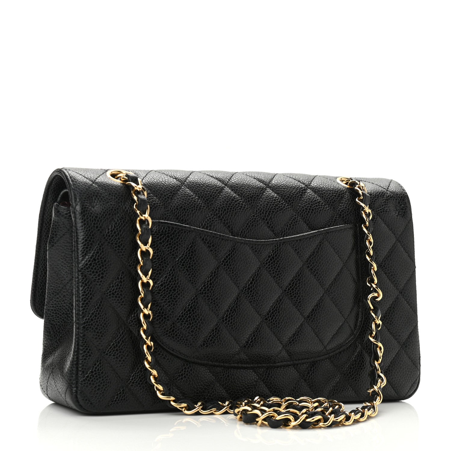 Chanel Caviar Quilted Medium Double Flap Black 4 of 20