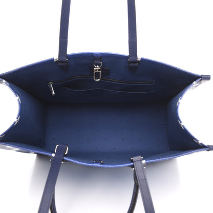 Louis Vuitton Monogram Escale Onthego GM Blue 5 of 10
