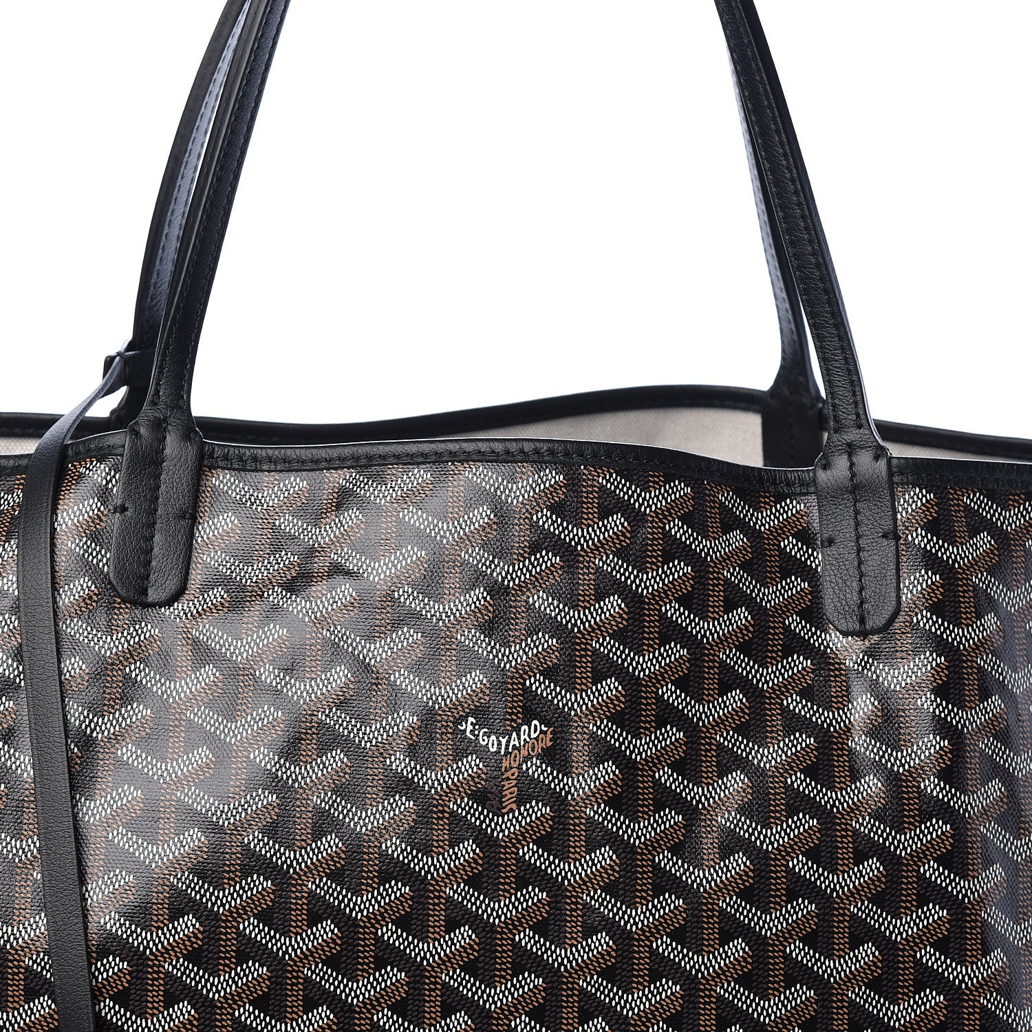 Goyard Goyardine Saint Louis GM Black 8 of 10