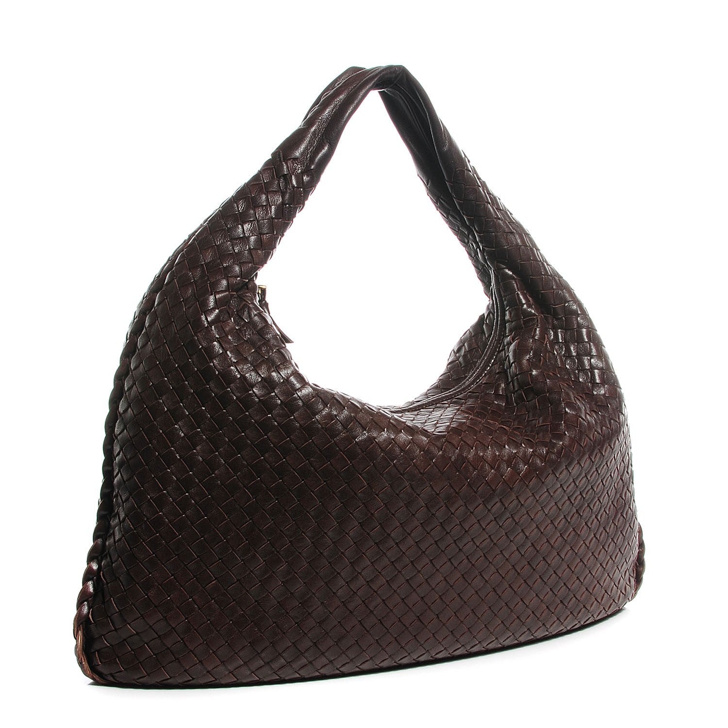 Bottega Veneta Nappa Intrecciato Large Veneta Hobo Ebano 3 of 8