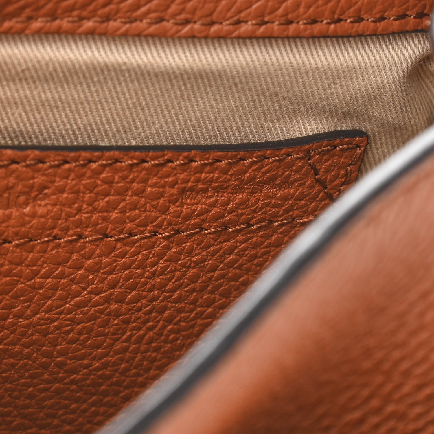 Chloe Calfskin Mini Marcie Round Crossbody Bag Tan 7 of 10