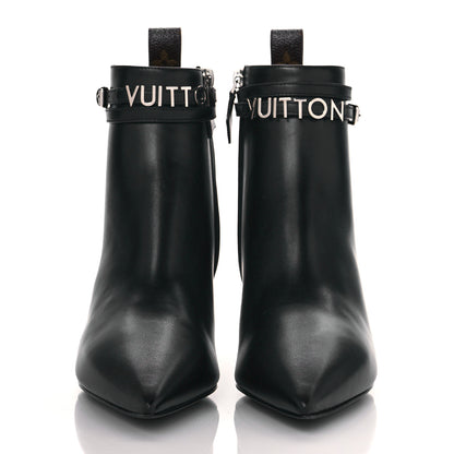 Louis Vuitton Calfskin Call Back Ankle Boots 36 Black 2 of 9