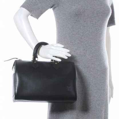 Louis Vuitton Epi Speedy 25 Black 2 of 7