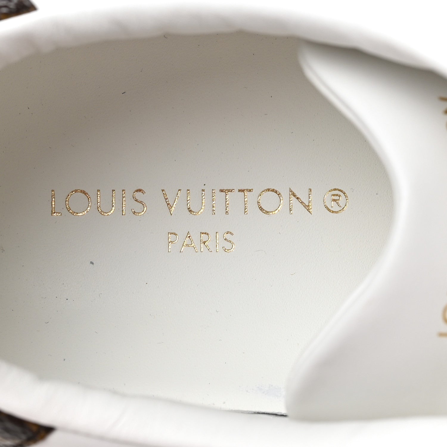 Louis Vuitton Calfskin Monogram Debossed Time Out Sneakers 39 White Silver 6 of 8