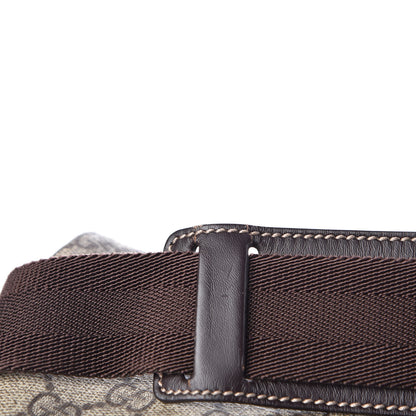 Gucci GG Supreme Monogram Belt Bag Dark Brown 10 of 13