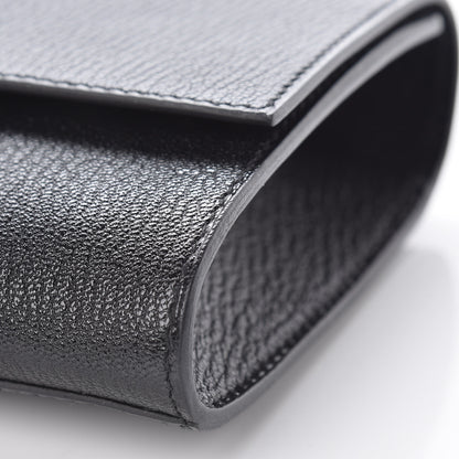 Hermes Chevre Mysore Medor 23 Clutch Black 8 of 9