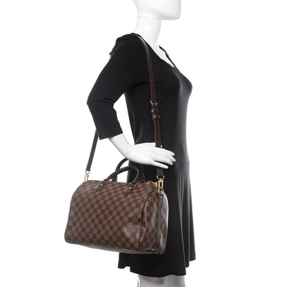 Louis Vuitton Damier Ebene Speedy Bandouliere 30 2 of 11