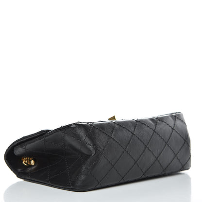 Chanel Aged Calfskin Quilted 2.55 Reissue Mini Flap Black 4 of 10