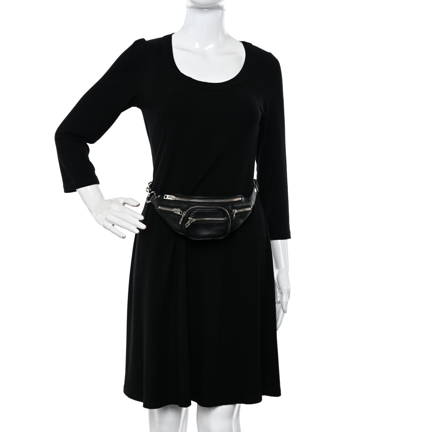 Alexander Wang Lambskin Mini Attica Belt Bag Black 2 of 11