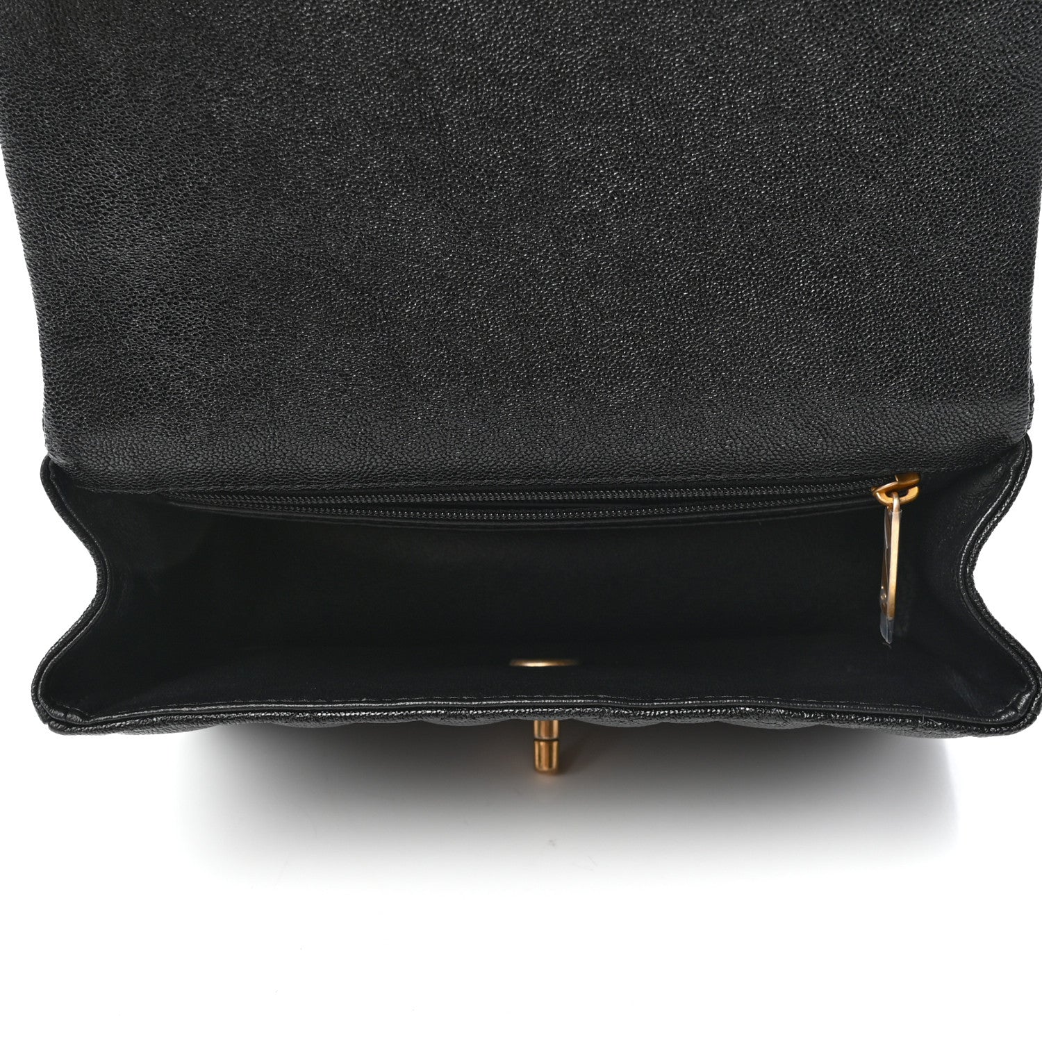 Chanel Caviar Quilted Mini Top Handle Rectangular Flap Black 5 of 10