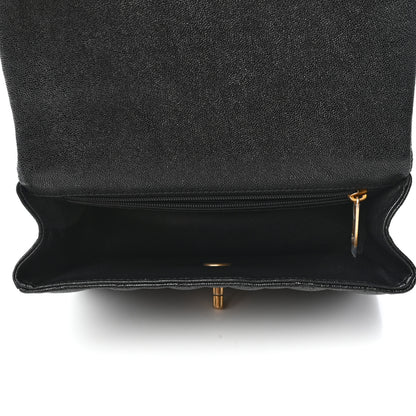 Chanel Caviar Quilted Mini Top Handle Rectangular Flap Black 5 of 10