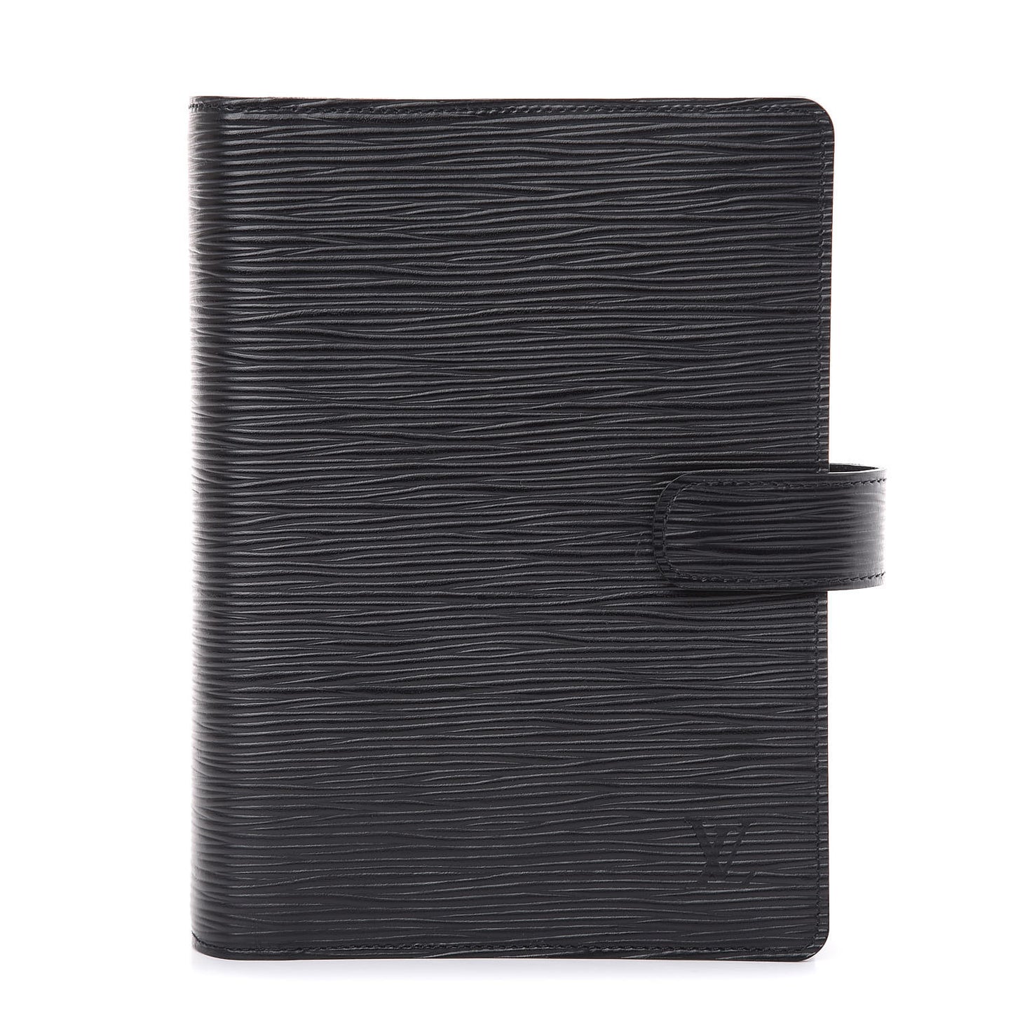 Epi Medium Ring Agenda Cover Black
