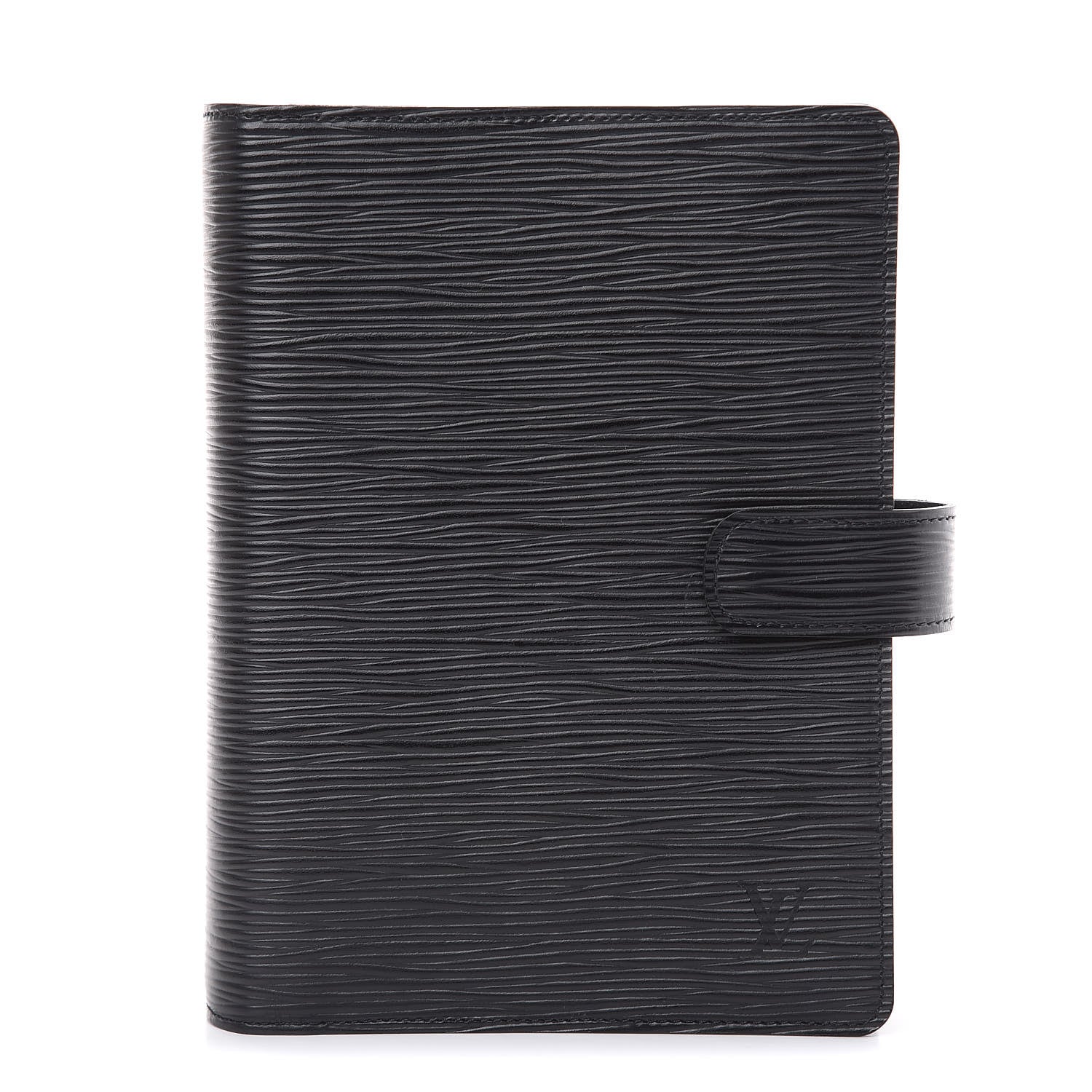 Louis Vuitton Epi Medium Ring Agenda Cover Black 1 of 8