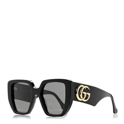 Gucci Acetate Square Frame Sunglasses GG0956S Black 1 of 8