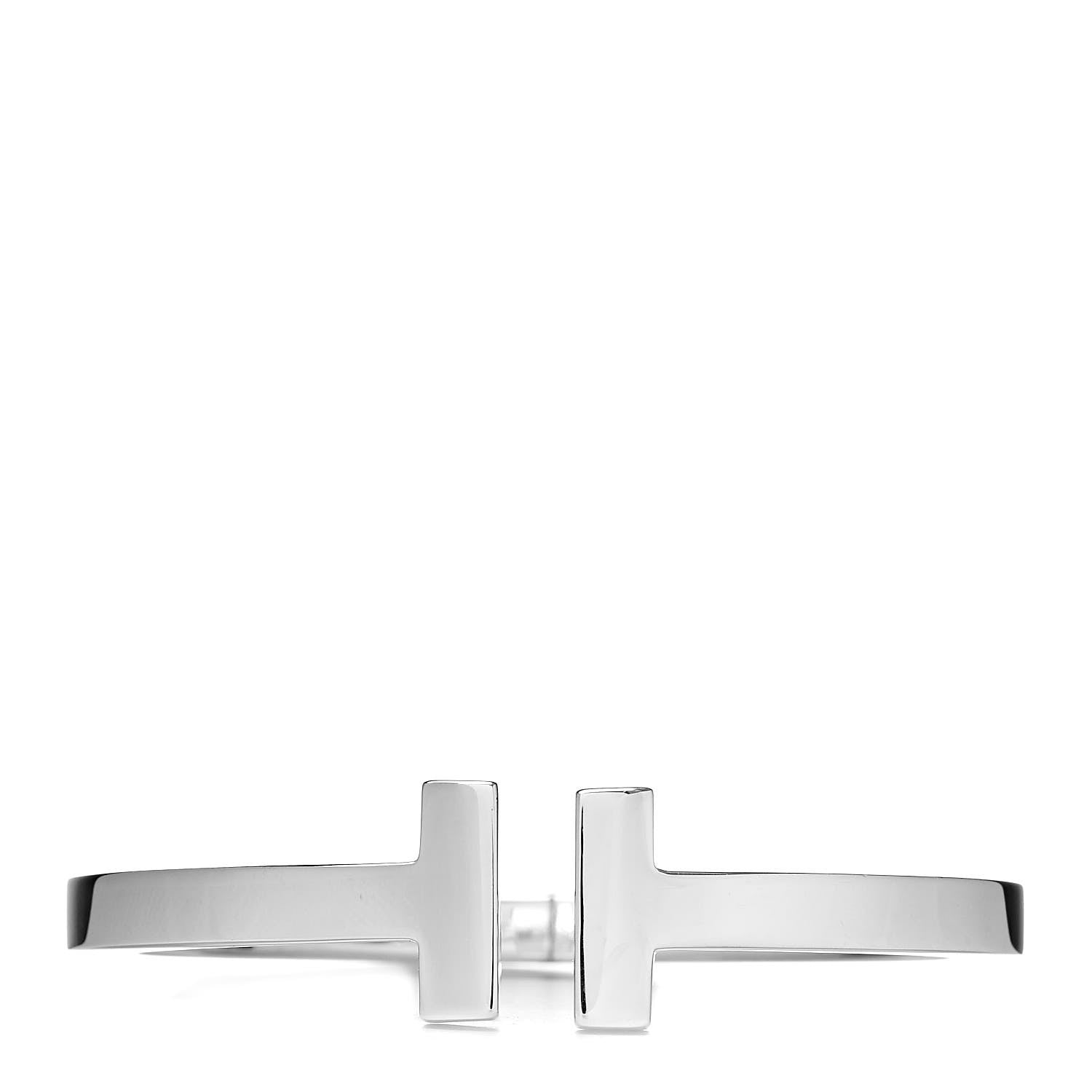Tiffany Sterling Silver T Square Bracelet 1 of 5
