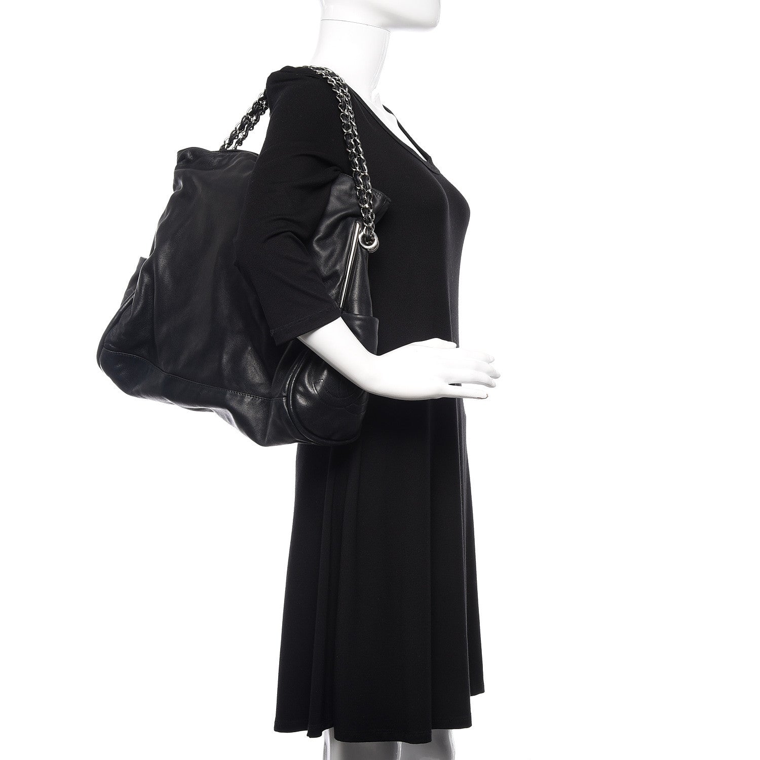 Chanel Lambskin Ultimate Soft Hobo Black 2 of 11