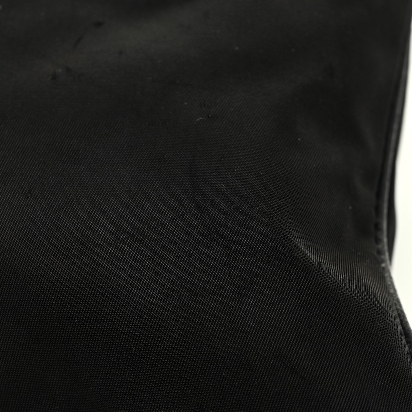 Nylon Saffiano Flat Messenger Bag Black