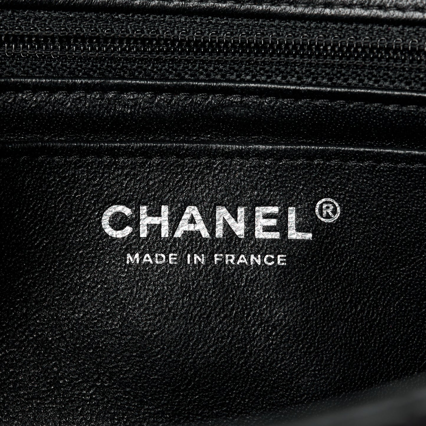 Lambskin Quilted Mini Rectangular Flap Black