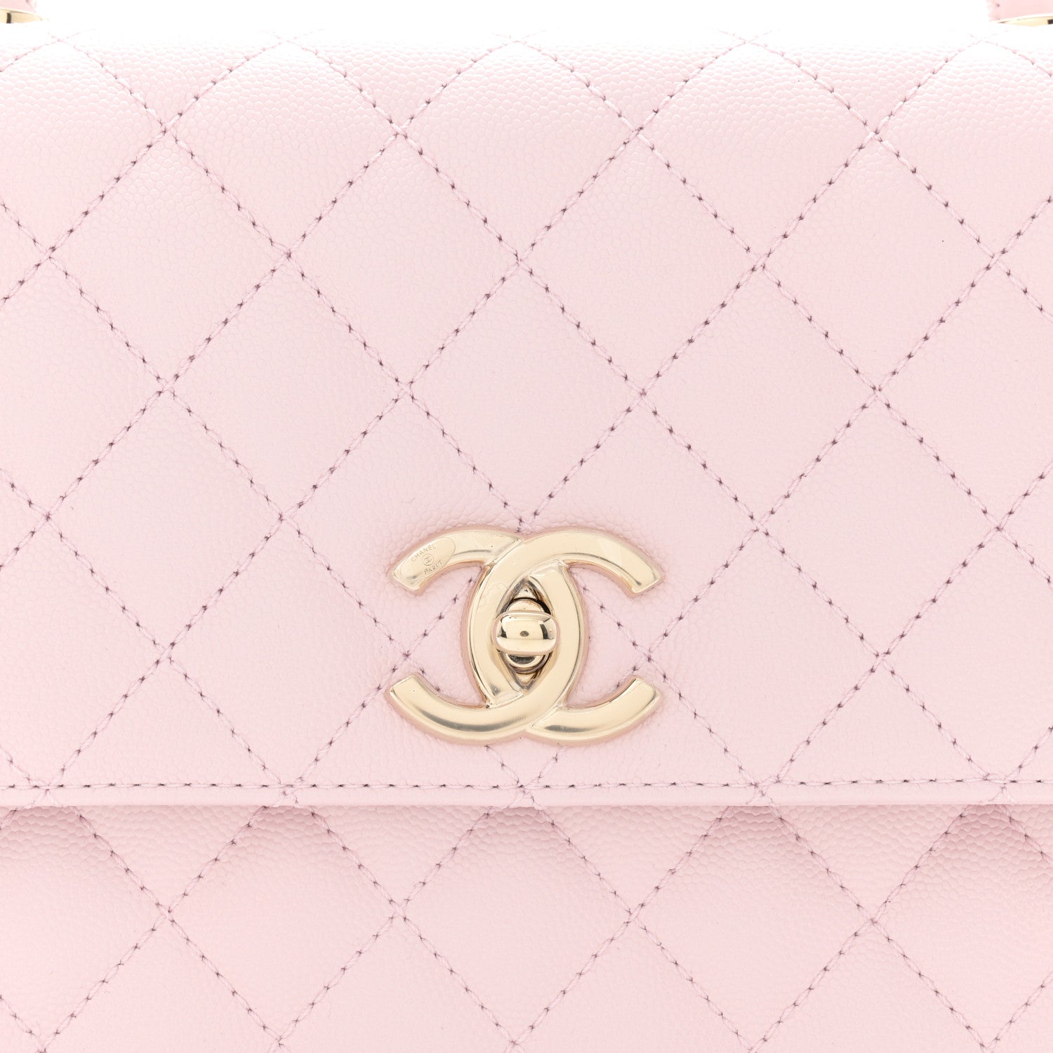 Chanel Caviar Quilted Small Coco Handle Flap Light Pink 8 of 12